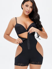 Firm Tummy Compression Bodysuit Shaper with Butt Lifter