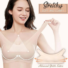 ✨Plus Size Ultra Comfort Seamless Shaping Wireless Support Bra