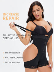 Firm Tummy Compression Bodysuit Shaper with Butt Lifter